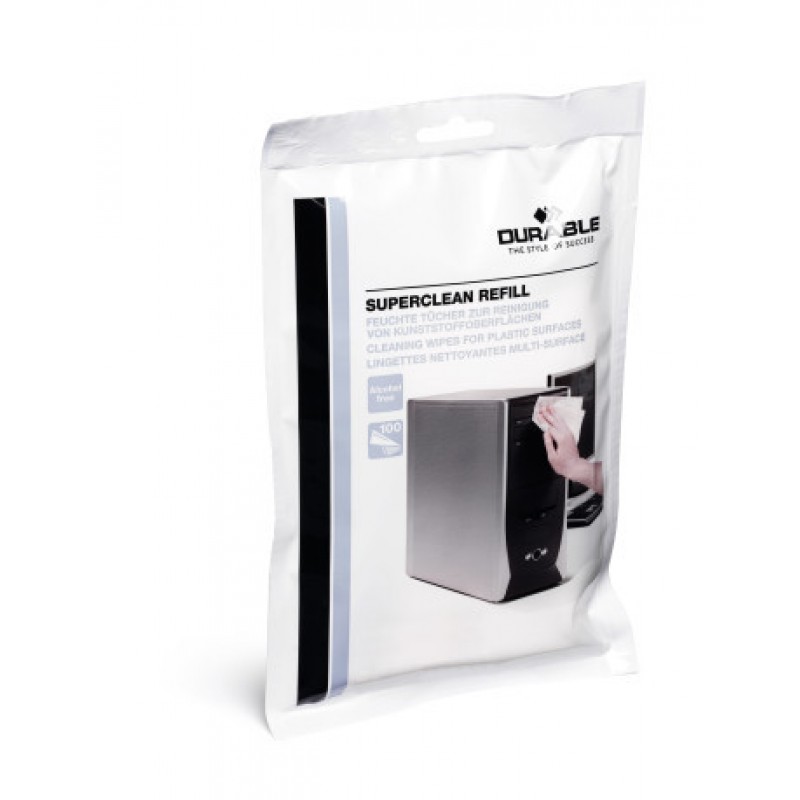 DURABLE TECHNOCLEAN REFILL PACK - WHITE DURABLE TECHNOCLEAN REFILL PACK - WHITE